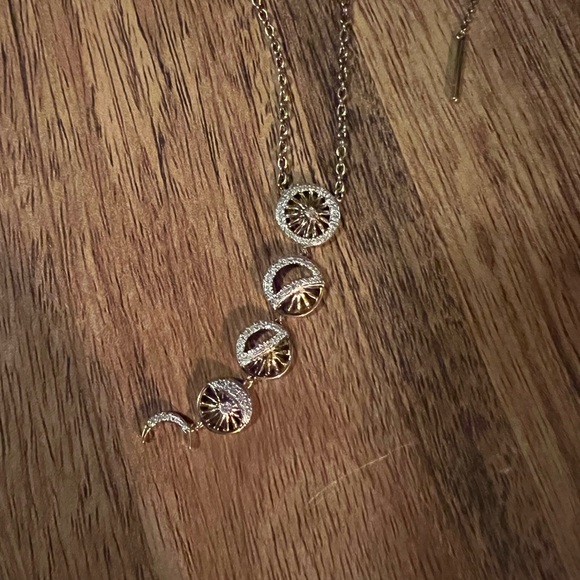 LMJ Moon Phases Necklace and Earrings - Picture 3 of 6